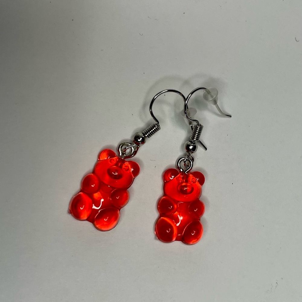 Cute gummy bear earrings